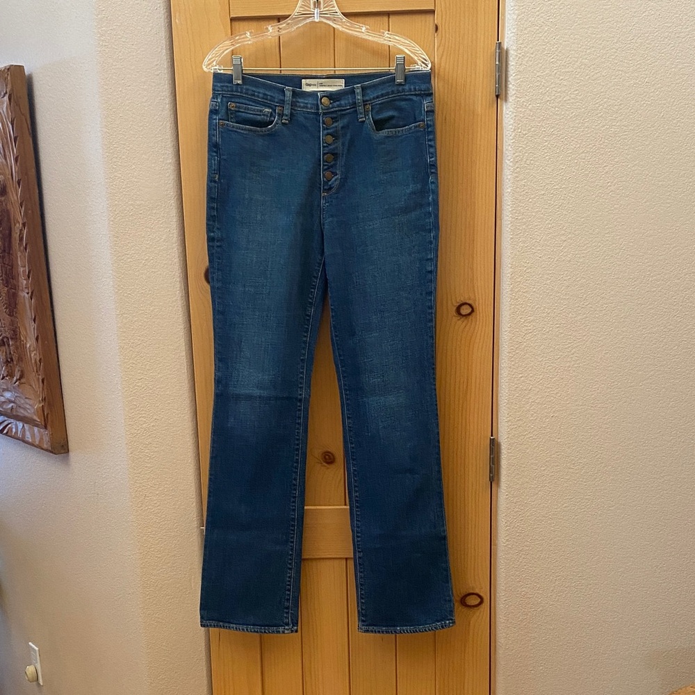 GAP Dark Blue Straight Leg Jeans